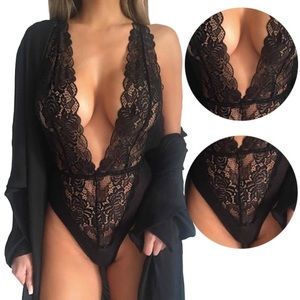 Women's Sexy Lingerie Babydoll Nightgown Deep